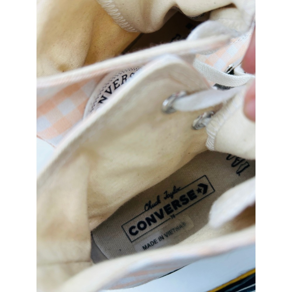 Converse Chuck 70 High Top Women Sz 8 Peach Pre-owned - Picture 7 of 10